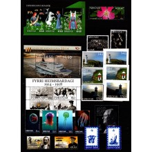 2014. Færøerne. Lot med forskellige frimærker og miniark. Pålydende 533 kr.